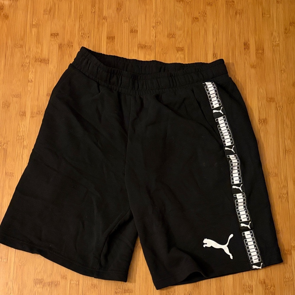 Puma Men's Black Athletic Shorts